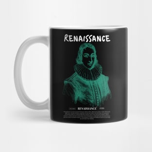 renaissance prince green white Mug